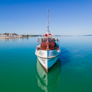Csobánc nosztalgiahajó a Balatonon