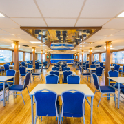 Füred katamarán alsó szint belső tér