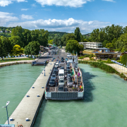 Baross Gábor komp a révben