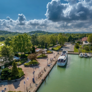 Balatonboglár Hajóállomás Lelle hajó