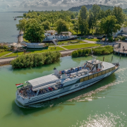 Balatonboglár Hajóállomás Lelle hajó