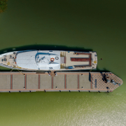 Szigliget hajóállomás Keszthely hajó