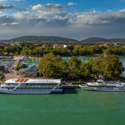 Balatonfüred hajóállomás Szent Miklós hajó