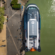 Fonyód hajóállomás Tomaj katamarán