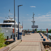 Szigliget hajóállomás Keszthely hajó