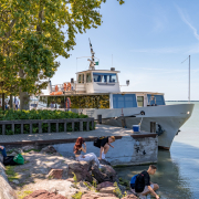 Révfülöp hajóállomás Boglár hajó