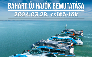 Új hajók a Balatonon hirdetés