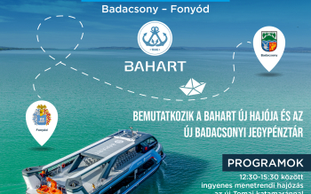 Hajózási évadnyitó grafikai hirdetés